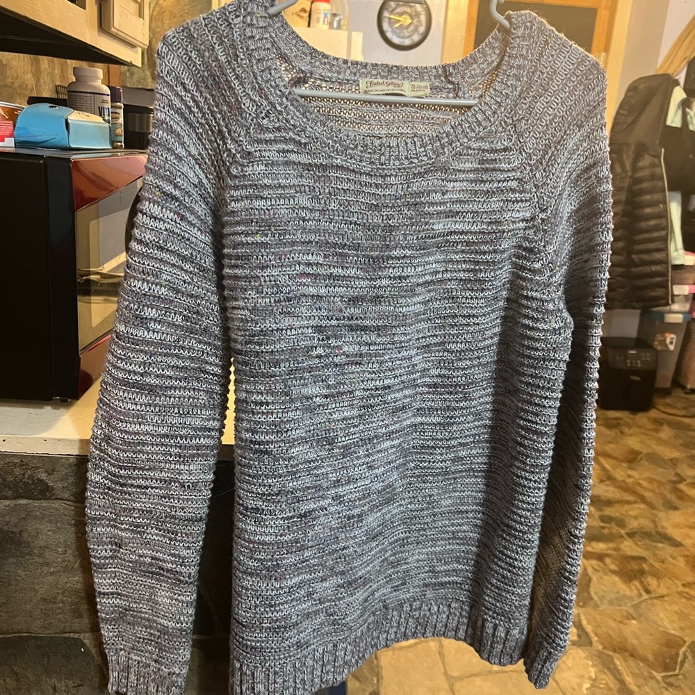 Grey faded glory sweater